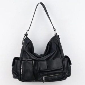 LEWKIN - NEW WITH TAGS - Multi-Pocket Chic Shoulder Bag IS301 - 90s The Row